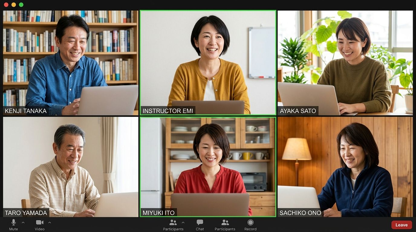 オンラインで仲間と学ぶフリー介護士講座