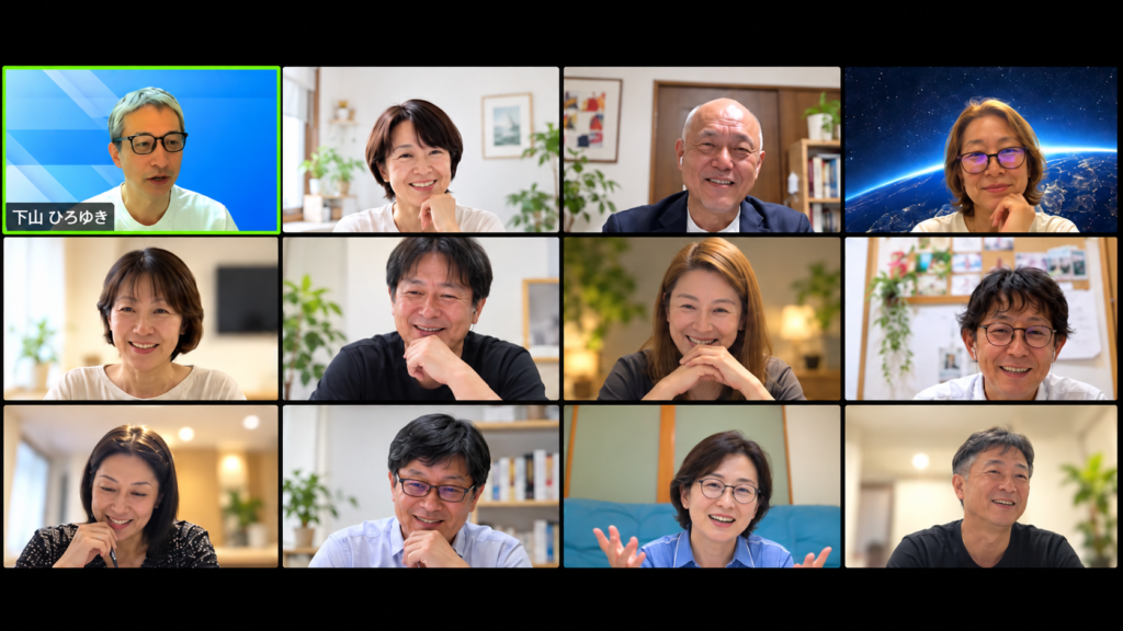 温かな12人のオンラインセミナー